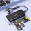 7 in 3 USB C + USB 3.0 + Lightning Multi Card Reader Adapter for SD, CF, Micro SD, XD, MS Cards, 5Gbps Memory Card Reader SD Card Reader Reader Adapt 1