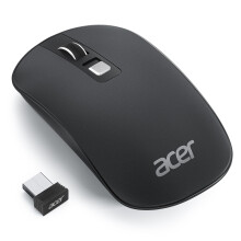 Acer Wireless Mouse, Computer Mouse Wireless with 2.4GHz USB Receiver, 800/1200/1600 Adjustable DPI Portable Ultra-Slim Mice with 4 Buttons, Lightwig