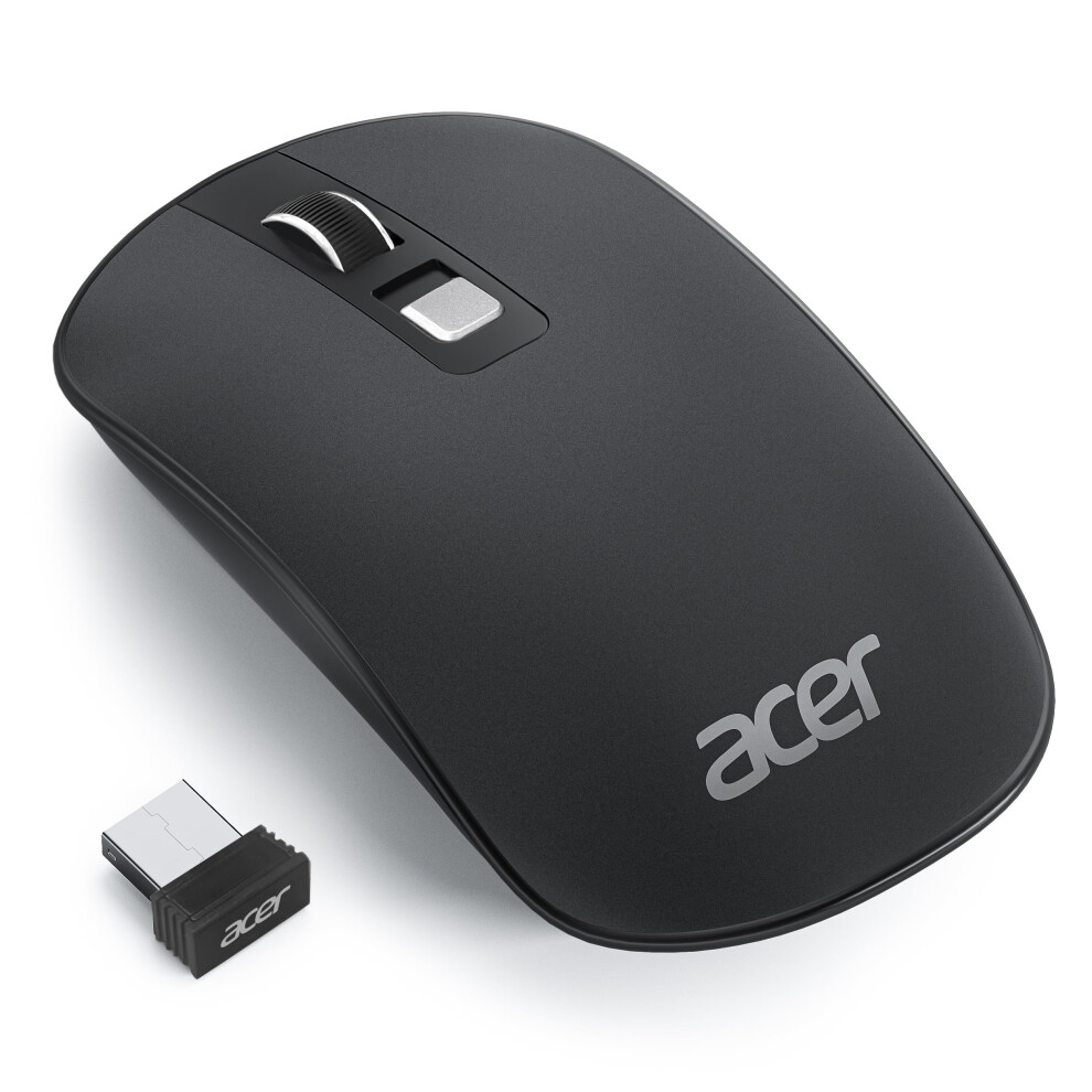 Photos - Mouse Acer Wireless , Computer  Wireless with 2.4GHz USB Receiver, 800/1200/1600 Adjustable DPI Portable Ultra-Slim Mice 