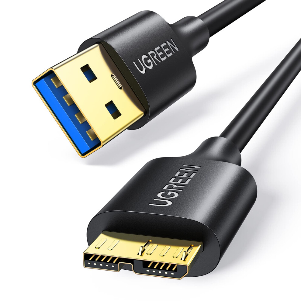 Ugreen Hard Drive Cable, Usb 3.0 Type A To Micro Usb B Cable, External Hard Drive Lead Compatible With Western, Seagate Expansion, Toshiba Canvio, Ga 5006757908212