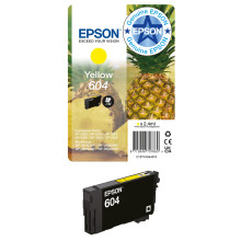 Epson 604 Pine. Singlepack Genuine Ink Cartridge | Yellow | 1x 2.4ml | Brand-made for optimal results