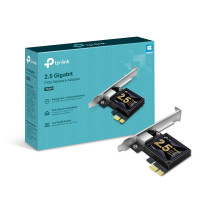 TP-Link 2.5GB PCIe Network Card (TX201) – PCIe to 2.5 Gigabit Ethernet Network Adapter, Supports Windows 11/10/8.1/8/7, Win Server 2022/2019/2016, L