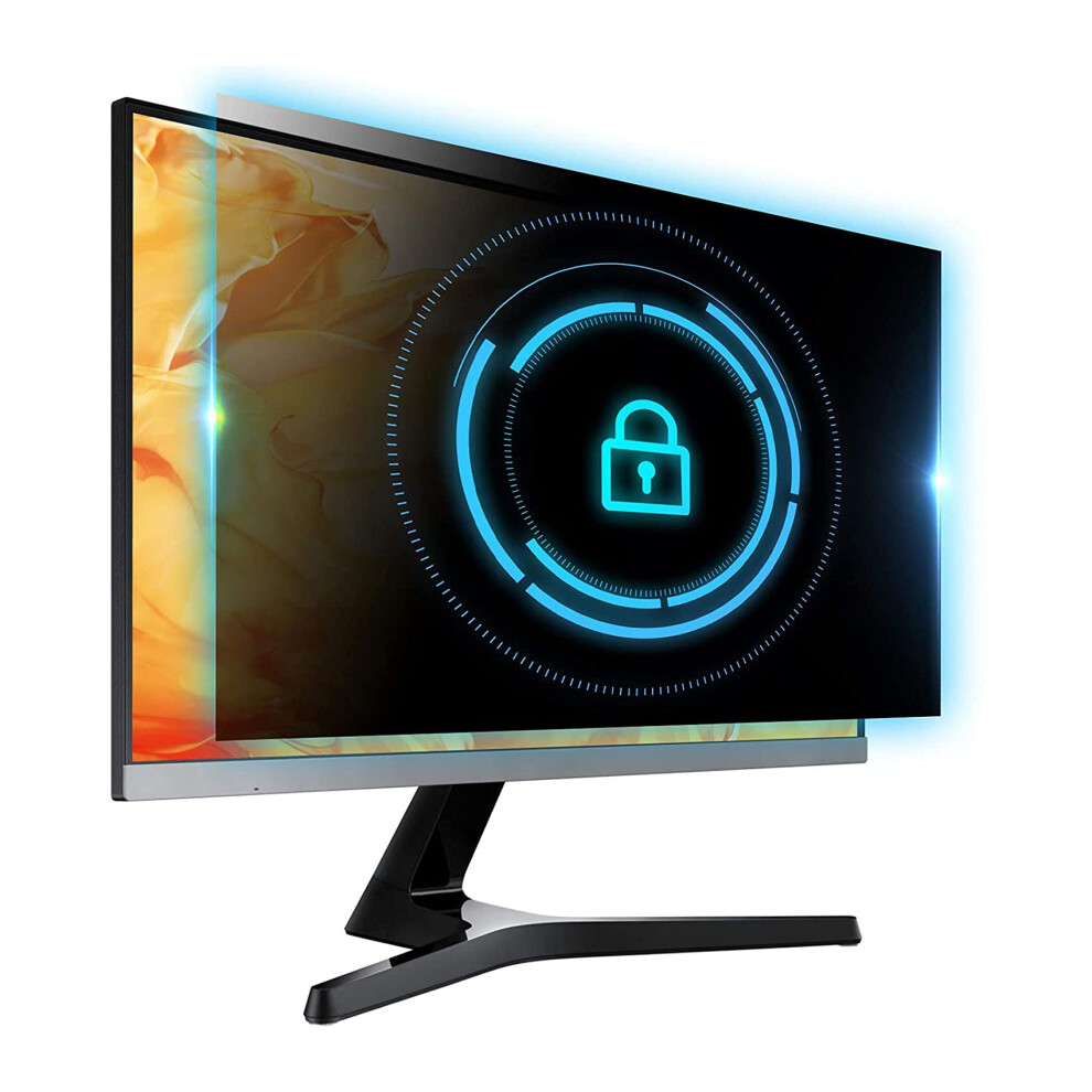 Kinmiee 27 Inch Computer Privacy Screen Filter For 27" 16:9 Aspect Ratio Widescreen Computer Monitor, Anti Spy Anti-Glare Blocking Screen Blue/Light 7694153824168