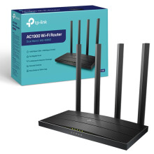TP-Link Archer C80 AC1900 MU-MIMO Dual Band Wireless Gaming Router, Wi-Fi Speed Up to 1300 Mbps/5 GHz + 600 Mbps/2.4 GHz, Supports Parental Control,