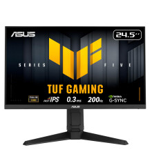 ASUS TUF Gaming Series 5 - VG259QL5A Gaming Monitor – 24.5-inch, Full HD(1920x1080), 200Hz, Fast IPS, ELMB, 0.3ms GTG (min.), Stereo speaker, Displa