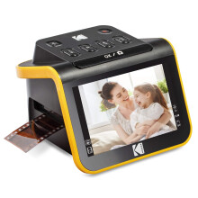 KODAK SLIDE N SCAN Film and Slide Scanner with Large 5” LCD Screen, Convert Color & B&W 35mm, 126, 110 Negatives & Slides to High Resolution 22MP JP
