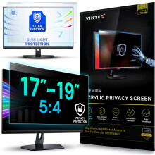 VINTEZ Universal 17"-19" - 17", 17.1", 18.1", 19" - 5:4 Aspect Ratio - Computer Privacy Screen Filter for Widescreen Computer Monitors