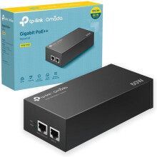 TP-Link POE170S PoE++ Injector, IEEE 802.3af/at/bt, 2 Gigabit Ports PoE Injector, Non-PoE to PoE Adapter, Supplies Up to 60W, Plug & Play, Desktop/W