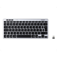 UGREEN Wireless Keyboard, Bluetooth 5.3&2.4GHz Dual Mode with UK Layout, Mini Keyboard for iPad/PC/Tablet, 500-Day Battery, Connect 3 Devices, Ergono