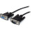 StarTech 0.5m Black Straight Through DB9 RS232 Serial Cable M/F 1