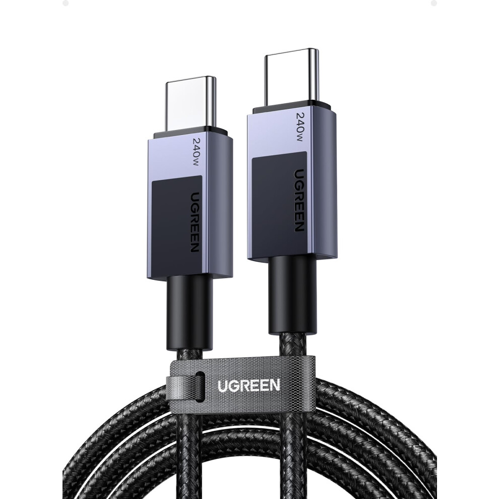 Ugreen 240W Usb C To Usb C Cable Pd 3.1 Usb C Charger Cable Fast Charging Type C Lead Compatible With Macbook Pro M4/Air, Ipad Pro 2025/Air 6, Hp Eli 3892292164075