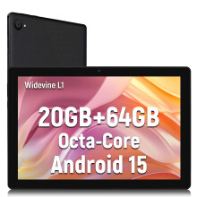 Byxsb Android 14 Tablet, 10.1 inch Tablets with 1280 * 800 IPS HD Touchscreen, Octa-Core Processor, 8GB RAM + 64GB ROM (Expand to 1TB), BT 5.0, Dual