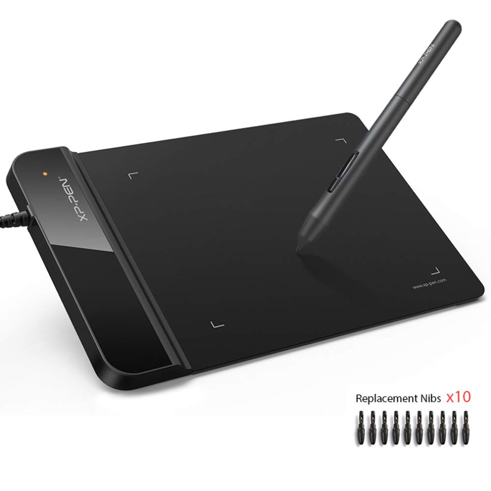 Xp-Pen G430s Graphics Tablet 4X3 Inch For Osu! Art Design Pen Drawing Tablet Black 7624519076207