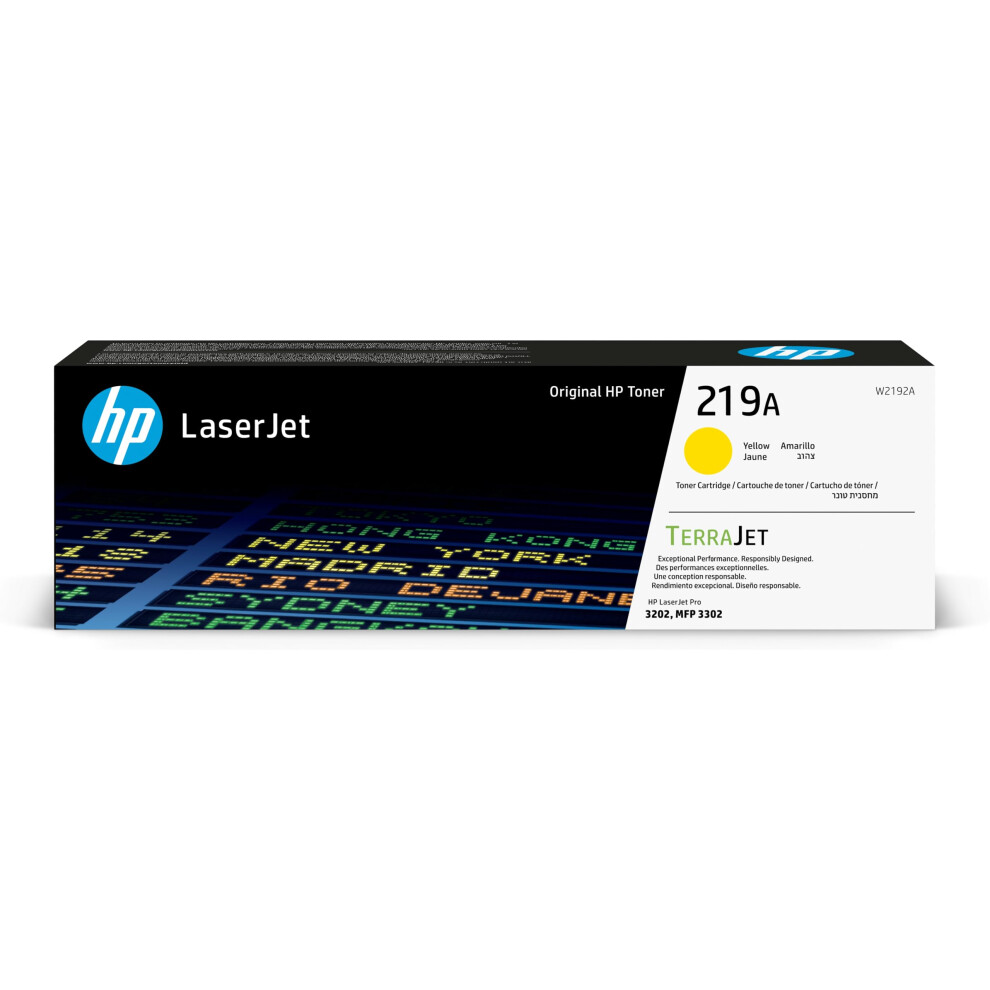 Hp 219A Original Laserjet Toner Cartridge Yellow