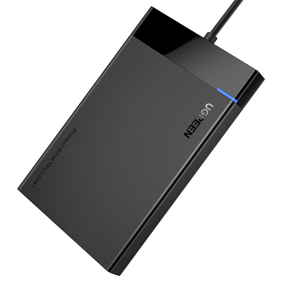 Ugreen 2.5 Inch Hard Drive Enclosure, External Usb 3.0 Hard Disk Case Sata Hdd Caddy, 5Gbps Uasp Supported, Compatible With Wd Evo Seagate Crucial Ki 7901678715018