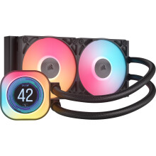Corsair iCUE LINK TITAN 240 RX LCD Liquid CPU Cooler – 240mm AIO – Low-Noise – FlowDrive Cooling Engine – Intel LGA 1851/1700, AMD AM5/AM4 –