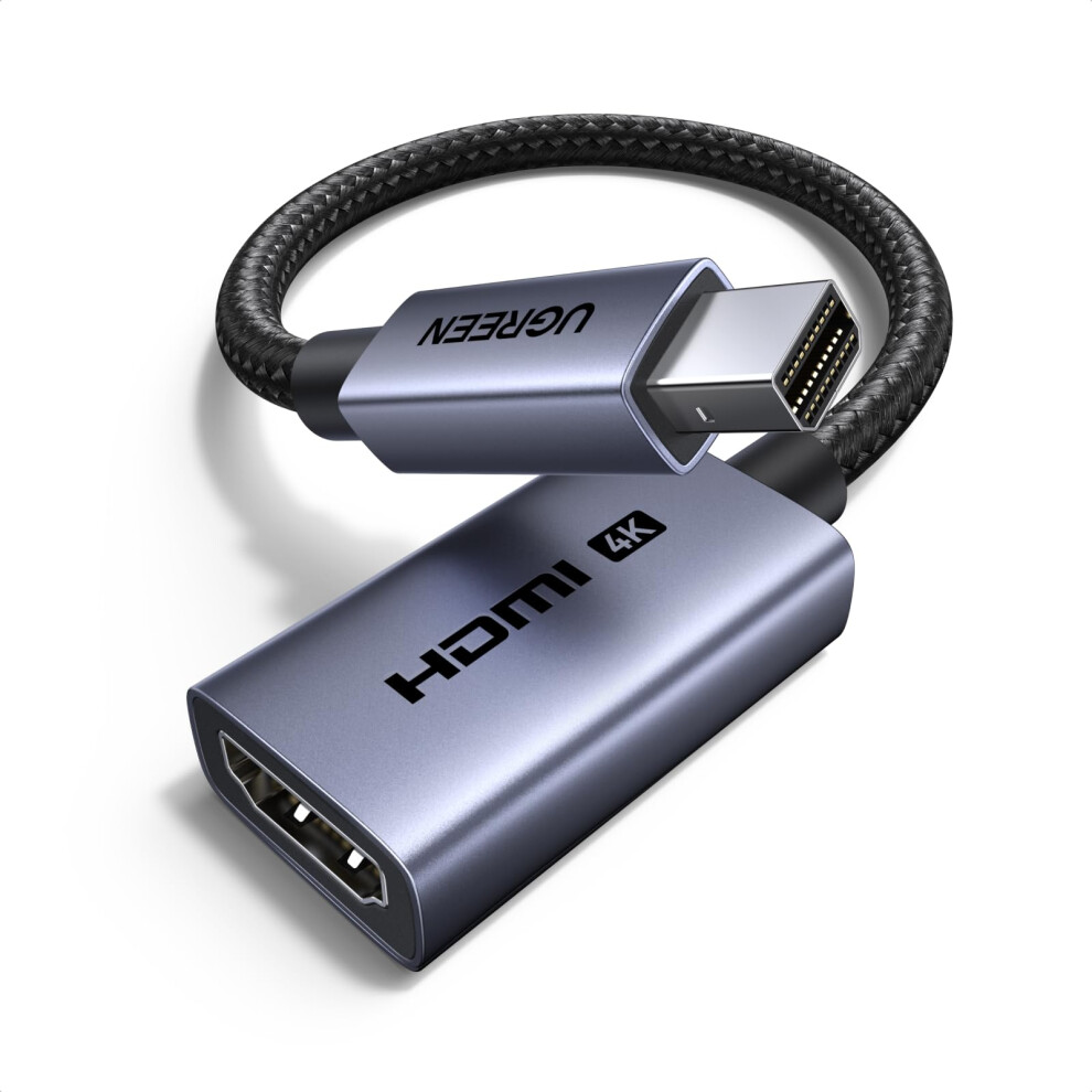Ugreen 4K Mini Displayport To Hdmi Adapter, Thunderbolt 2 To Hdmi 2K@60Hz, 1080P @120Hz Converter Compatible With Macbook Air/Pro, Mac Mini Imac Surf 5356998764789