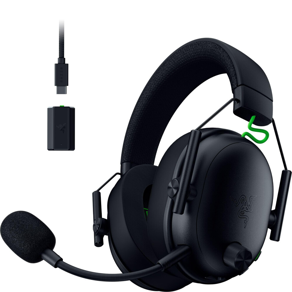 Razer Blackshark V3 Xbox S|X - Wireless Esports Headset - Triforce 50Mm Driver - Detachable Wideband Mic - Hyperspeed 2,4 Ghz & Bluetooth - Surround 3396147963504