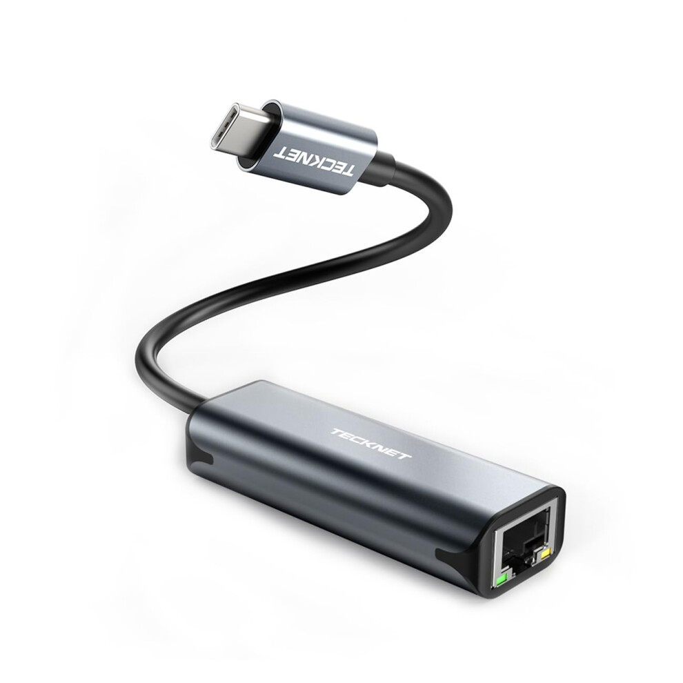 Tecknet Usb C To Ethernet Adapter, Aluminum Ethernet To Usb C Rj45 Gigabit Wired Network Adapter For Gaming, Portable Type-C Thunderbolt 1000Mbps Lan