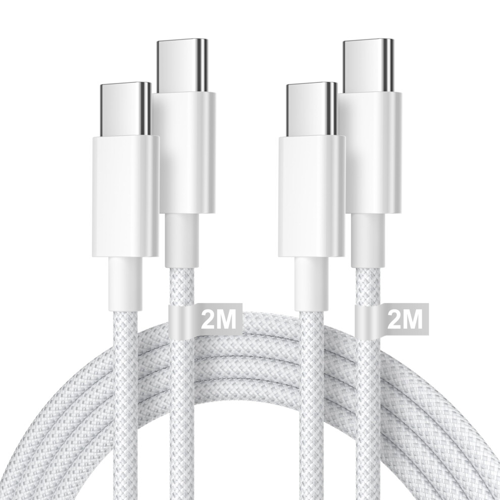 Usb C To Usb C Cable 2M 2Pack, 60W Iphone 15 Charger Cable Usb C Cable 2M Long Charging Cable Type C Fast Charging Cable Type C To C Charger Cable Fo 5002206731752