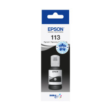 Epson EcoTank 113 Genuine Ink Bottle | Black| High Yield - Up to 7,500 Pages | Brand-made for Optimal Results
