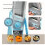 5 in 1 Vegetable Chopper Food Potato Cutter, Strips Julienne Dicer Adjustable Thickness Kitchen Chopping Kitchen Tools 2