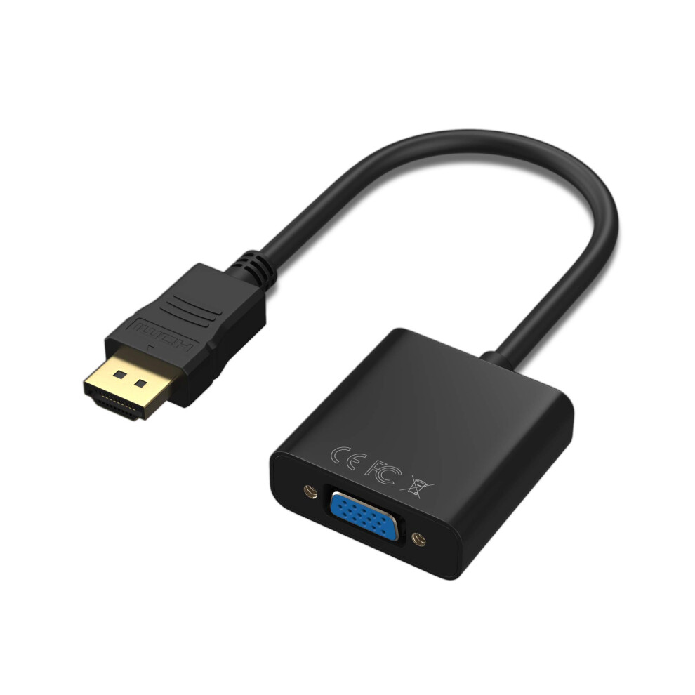 Photos - Other for Computer Cableader HDMI to VGA adapter 1080P, HDMI male to VGA female adapter with audio and DC for laptop,pc,desktop,TVbox,xbox,PS3,