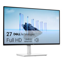 Dell 27 Plus Monitor - S2725HSM, Full HD (1920x1080), 144Hz, IPS, 1ms MPRT, AMD FreeSync, 99% sRGB, Height Adjust, Built-in Speakers, 2 HDMI, 3 Year
