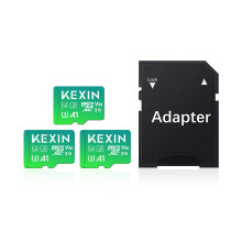 KEXIN 3 Pack Micro SD Card 64GB MicroSDXC with SD Adapter, A1, U3, V30, C10 Micro SD Memory Card TF Card 4K Full HD Video Recording for Camera, Smart