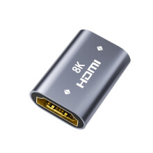 LEENUE HDMI Coupler 8K Female to Female Connector, HDMI 2.1 Aluminum Adapter, Supports 8K@60Hz/4K@120Hz for HDTV, Roku Stick, Monitor, Projector, Gam