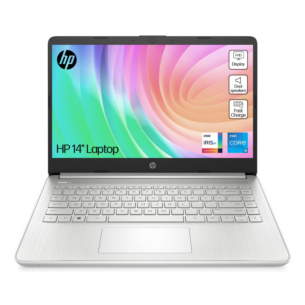 Hp 14" Laptop | Intel Core I5-1235U Processor | 8 Gb Ram | 512 Gb Ssd | Intel Iris Xe Graphics | Fhd Display | Up To 8Hrs Battery | Windows 11 | Dual