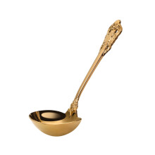 304 Edelstahl Suppen Kelle Koch Werkzeug KüChen ZubehöR Gold Scoop Geschirr Vergoldet Suppen LöFfel