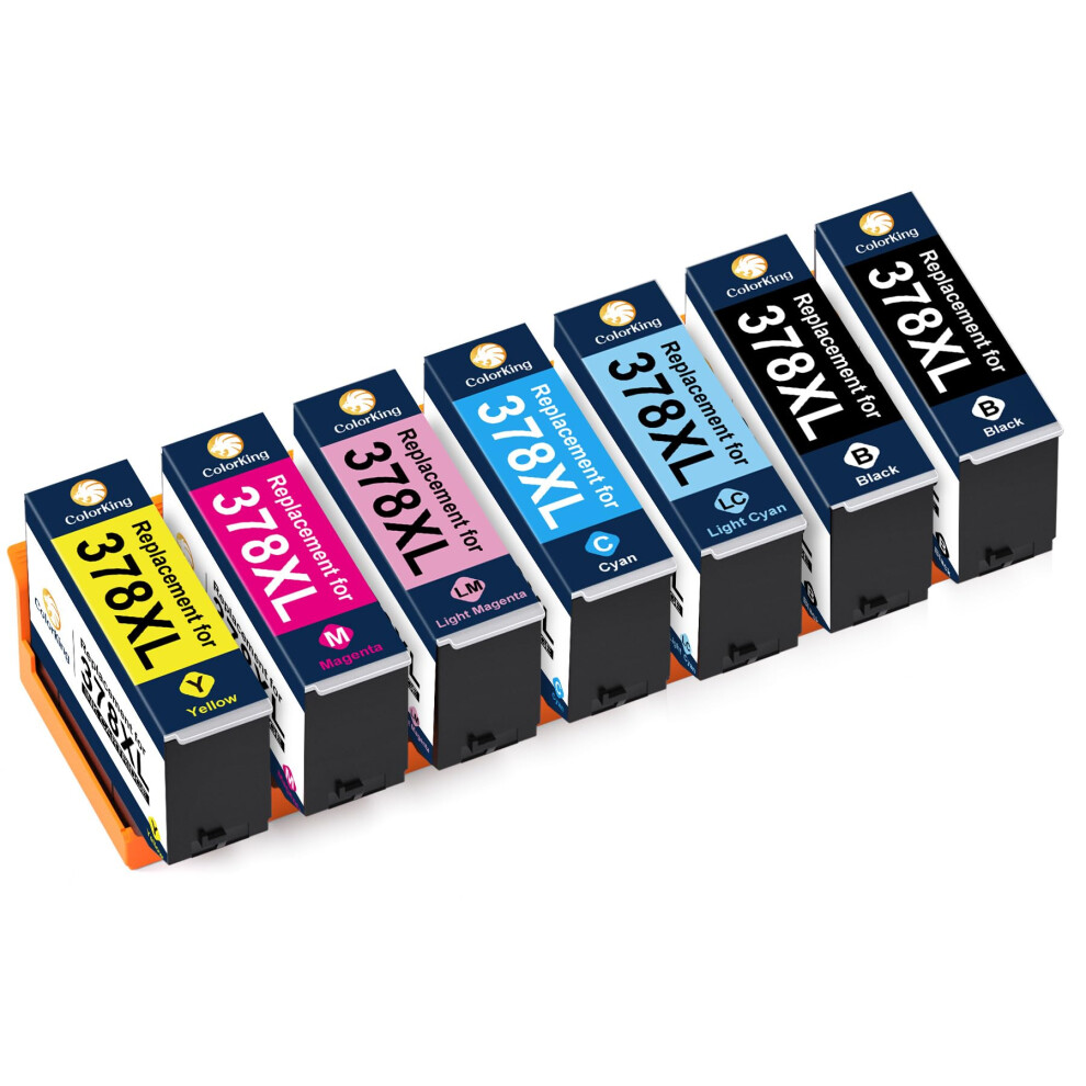 Colorking Ink Cartridges Compatible For Epson 378 Ink Cartridges Compatible For Epson Xp 8700 Printer Ink Cartridges Xp-8500 Xp-8505 Xp-8600 Xp-8605 3876194538271