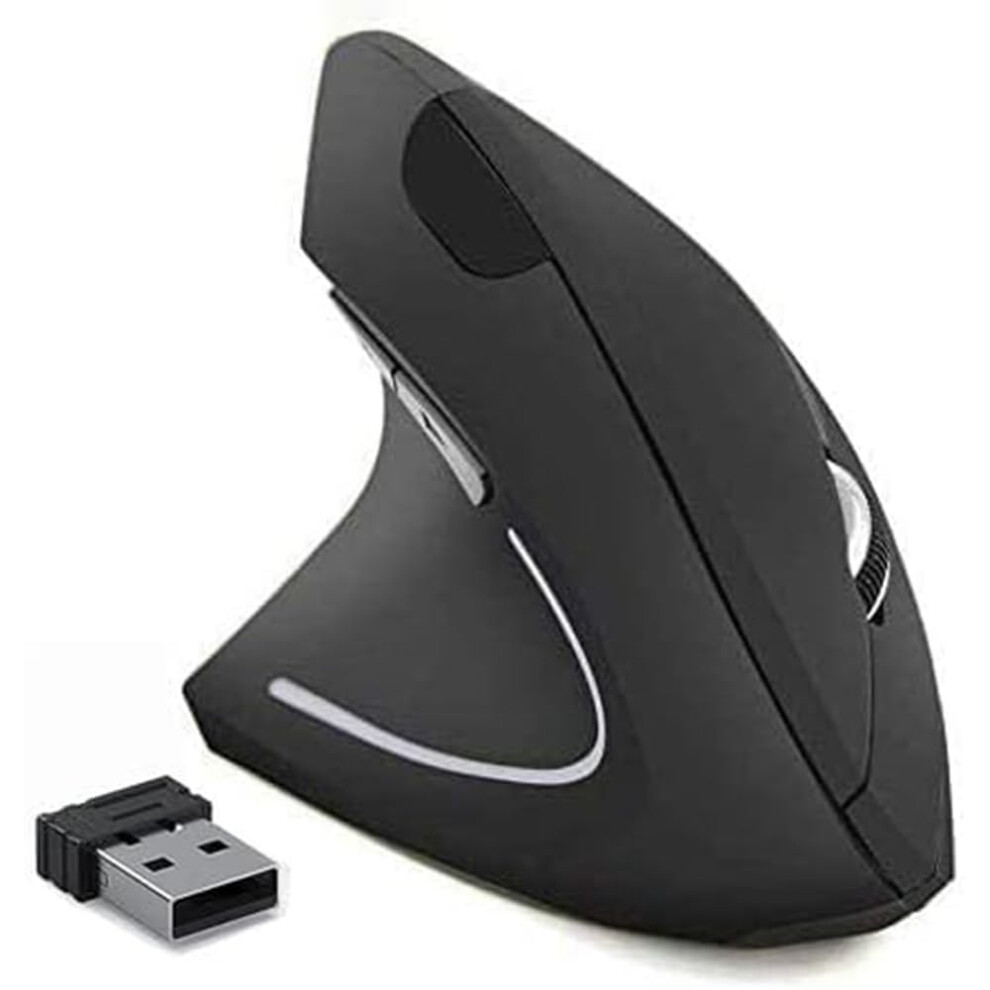 Bewishes Ergonomic Left-Handed Wireless Vertical Mouse, 2.4G, 3 Adjustable Dpi (800/1200/1600), Specially For Left Handers 5006844250200