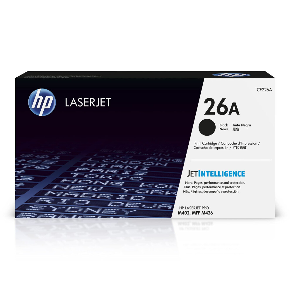 Hp Cf226a 26A Original Laserjet Toner Cartridge, Single Pack Black