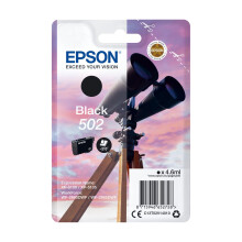 Epson 502 Black Binoculars Genuine Ink Cartridge, Standard