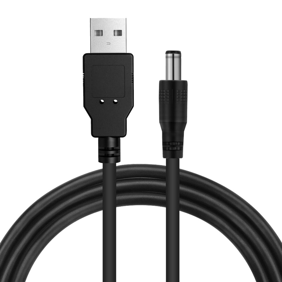 Xielbis 5V Usb To Dc Cable,1M Usb Power Cable For 5.5X2.1mm Devices, Perfect For Charging Tablets, Routers,Bluetooth Speakers, Ip Cameras & More 1153882081755