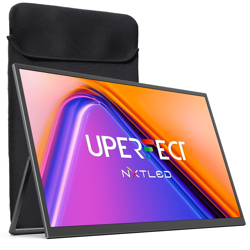 Uperfect Nxtled Eye-Comfort Portable Monitor 18.5Â, 120Hz 1080P Hdr 145% Srgb, 600 Nits Ultra Brightness, True 178 Wide Viewing Angle, Low Blue 4552289306947