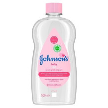 Johnson's Baby Oil (1 x 500 ml) Moisturising Baby Oil to Protect Delicate and Dry Skin, Hypoallergenic and pH-Balanced, Ideal for Massage, Moisturise