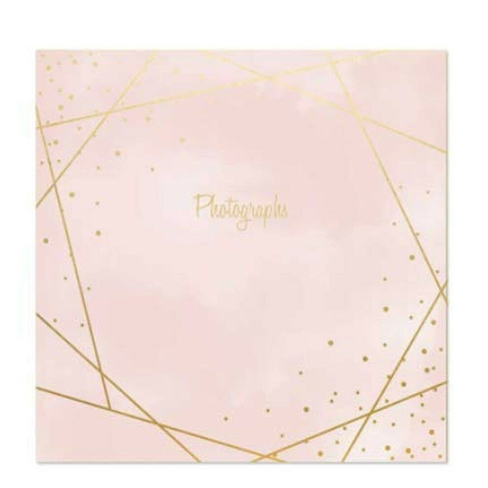 Atlona Rose Foil Photographs 6X4 Photo Album Memo Slip In Holds 200 Photos, Multicolor, 7545 Gold Tallon