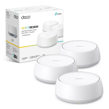 TP-Link Deco BE3600(3-pack) Mesh WiFi 7 System, Dual-Band AI Roaming Router, MLO, 4K-QAM, HomeShield, Whole Home Coverage, 150+ Devices Connection, E