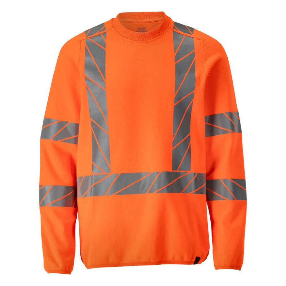 (M, Hi Vis Orange) Mascot Mens Accelerate Safe Sweatshirt 5063852860722