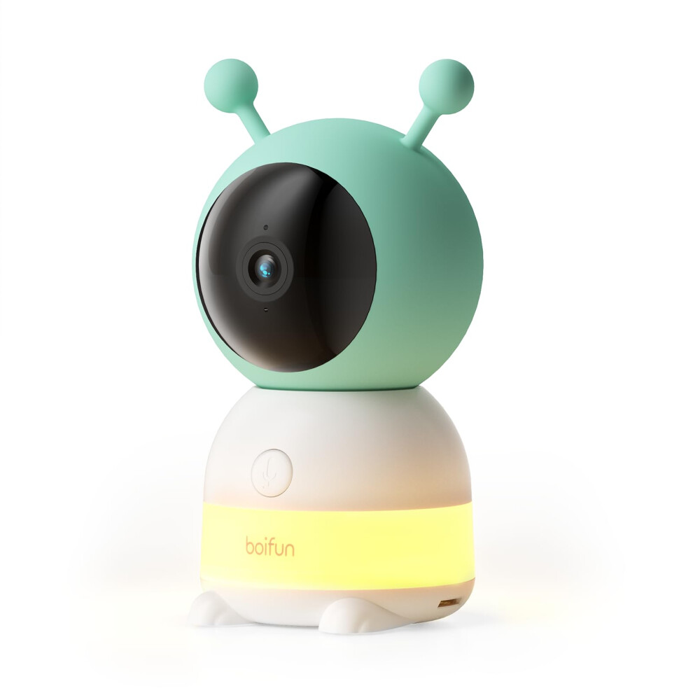 Add-On Camera For Baby 6T, 2K Wifi Baby Monitor, Night 360 Camera, Motion & Cry & Noise Detect, Auto-Tracking, Temperature&Humidity Se Light Boifun