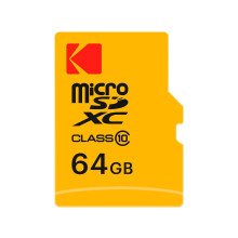 Kodak 64GB Class 10 MicroSD Memory Card with SD Adapter