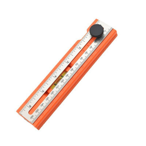 2X Foldable Depth Measuring Ruler Woodworking Multi-Angle Marking Ruler Adjustable Positioning Scribing Protractor Tools 1