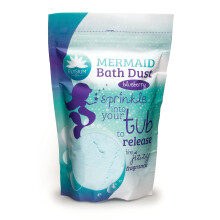 Elysium Spa Mermaid Bath Dust | Blueberry Scented Fizzing Bath Salts, for Children - Reseable Pack (400g)