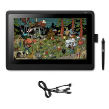 Wacom Cintiq 16 Creative Pen Display for On Screen Sketching, Illustrating and Drawing with 1920 x 1080 Full HD Display, Vibrant Color and Unbelievab