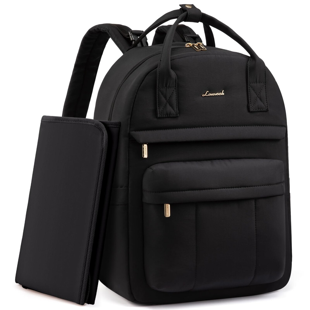 Baby Changing Bags, Large Nappy Backpack Lightweight Diaper Bag With Portable Changing Mat & Stroller Straps Maternity Pregnancy Hospital Ba Lovevook