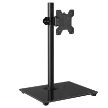 BONTEC Single Arm Monitor Stand for 13-32 Inch, Height Adjustable Monitor Mount, Tilt 75, Swivel 80, Rotate 360, VESA 75x75/100x100, Holds U