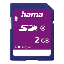 Hama SD Card 2GB Class 4 10mb/s with Write Protection